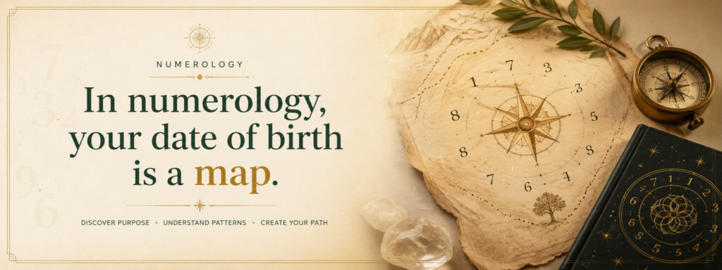numerology, your date of birth is a map.